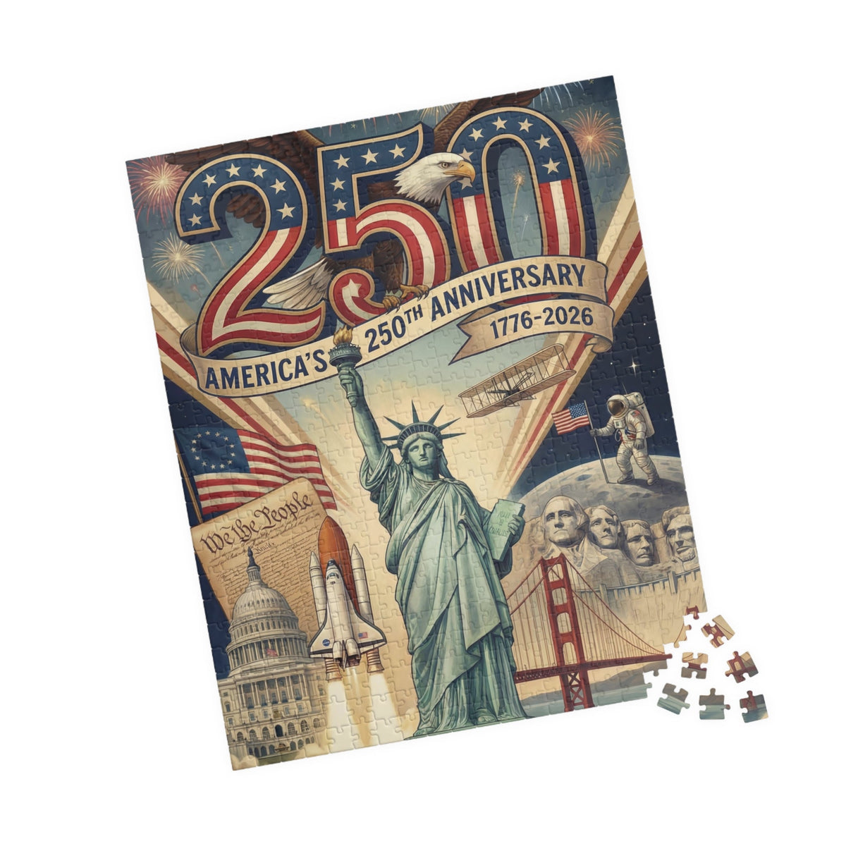 America 250th Anniversary Puzzle (252, 520, 1014-piece)